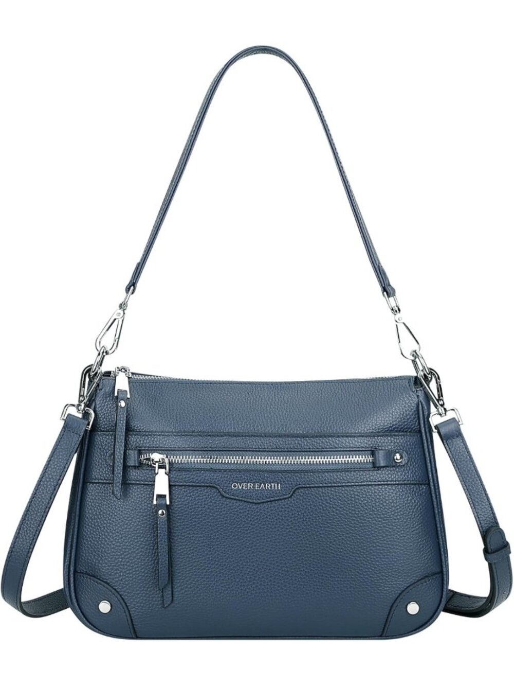 Stylish Soft Leather Crossbody Bag for Women | Multi Pocket Design & Versatile